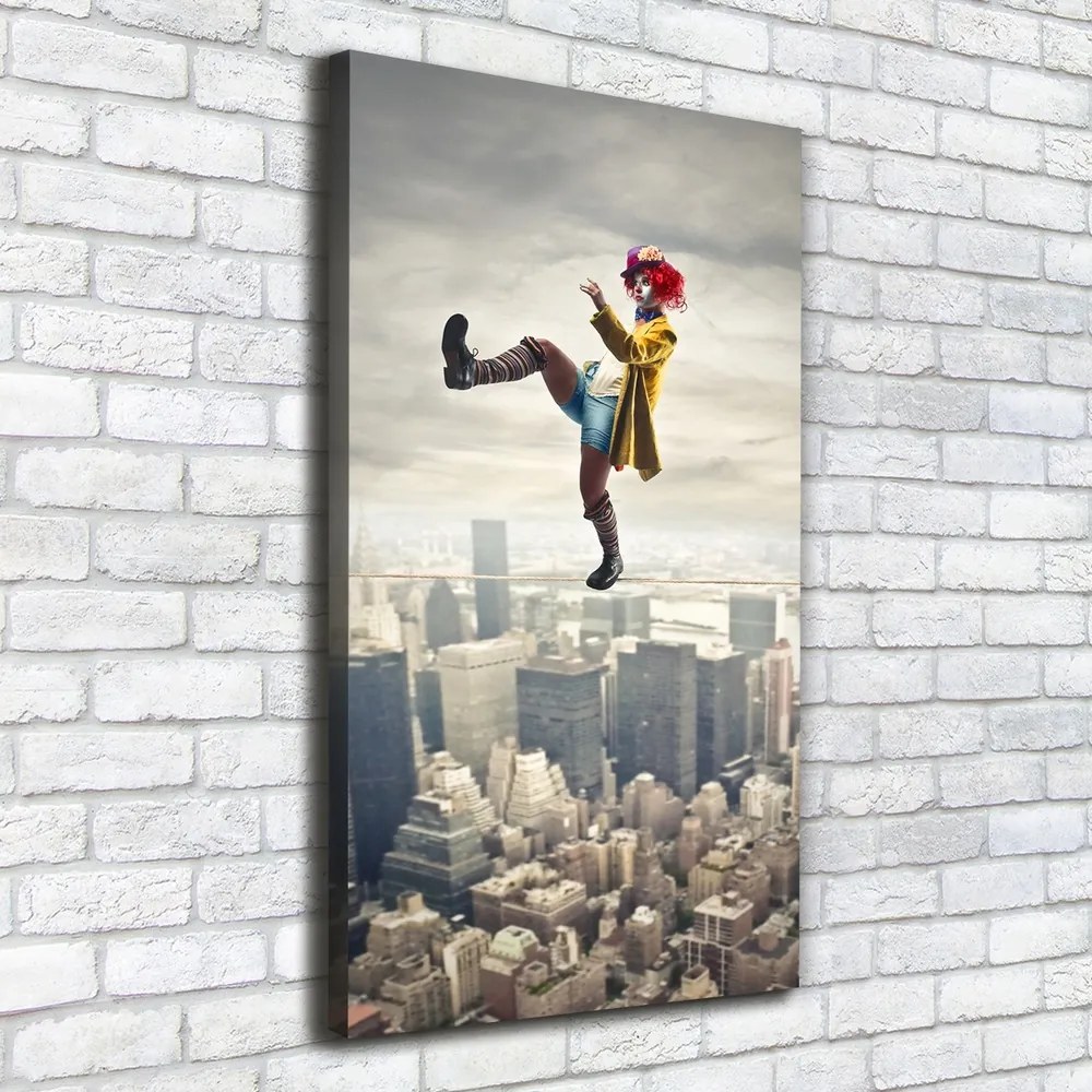 Pictură pe pânză Linii clown