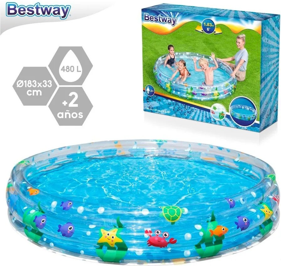 Piscină gonflabilă ø 183 cm – Bestway