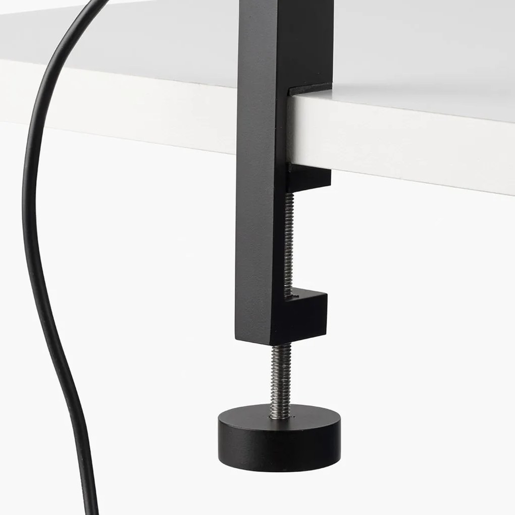 Veioza LED dimabila / Lampa de birou cu clips design ultra-modern INVITING neagra
