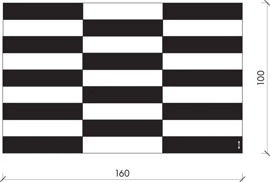 Prosop de plajă galben din bumbac 100x160 cm Su – noo.ma