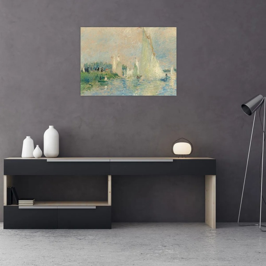 Tablou - Auguste Renoir, Regatta at Argenteuil, reproducere (70x50 cm)