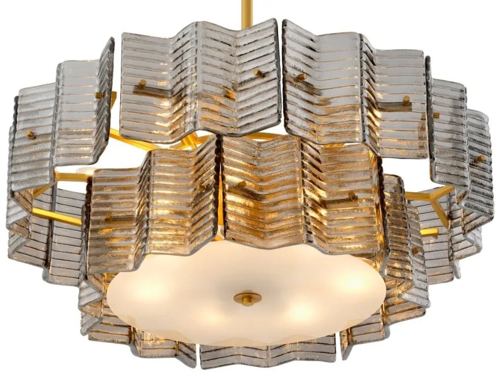 Candelabru design LUX, Sticla, Alama Antic, Silvano