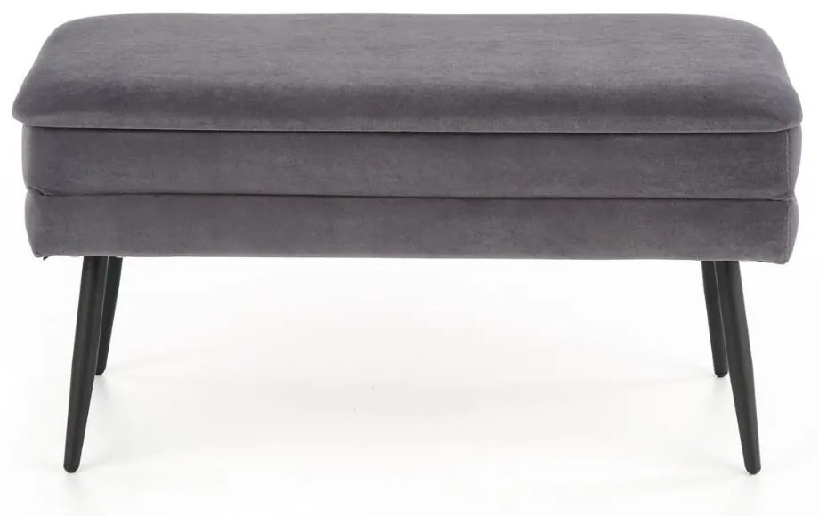 Scaun Velva 1, gri/negru