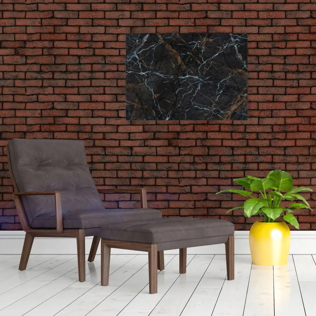 Tablou - Marmură neagră (70x50 cm)