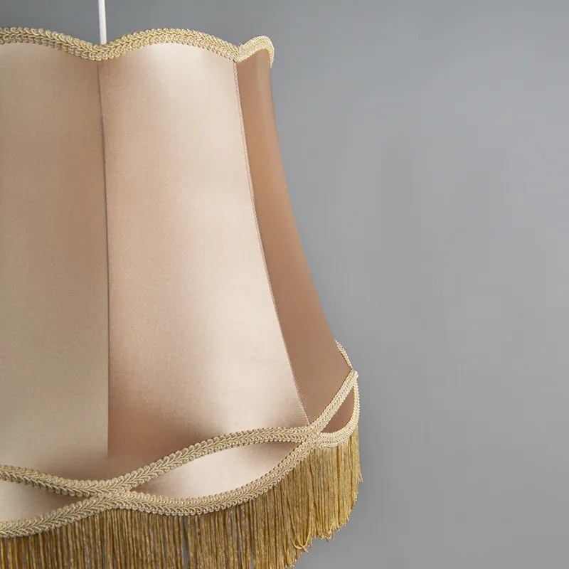 Lampă suspendată retro aurie 45 cm - Granny