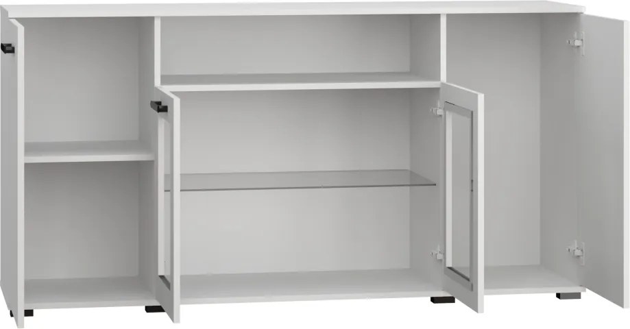 Comodă Frazio – 160x40x83 cm – Alb