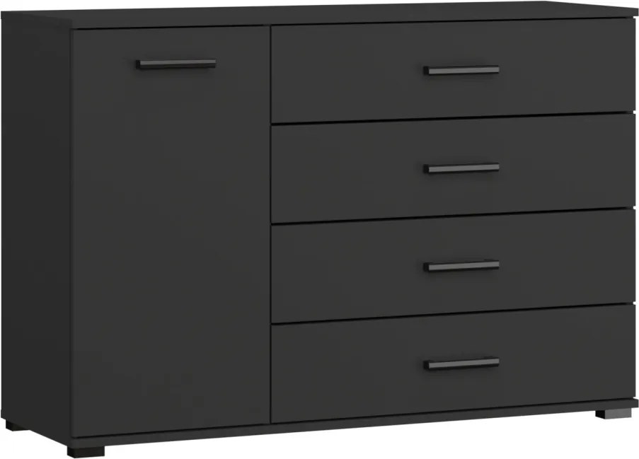 Comodă Frazio – 120x40x83 cm – Negru