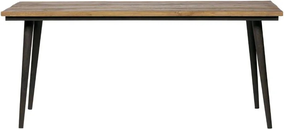 Masa Dining Cu Blat Din Lemn Si Picioare Metalice Guild Table 180x90cm ...