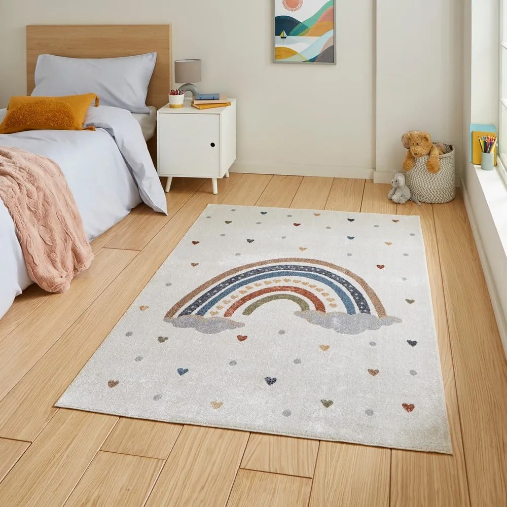 Covor pentru copii crem 120x170 cm Vida Rainbow – Think Rugs