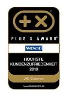 Perie WC cu cap înlocuibil Wenko White, ø 8 x 35 cm