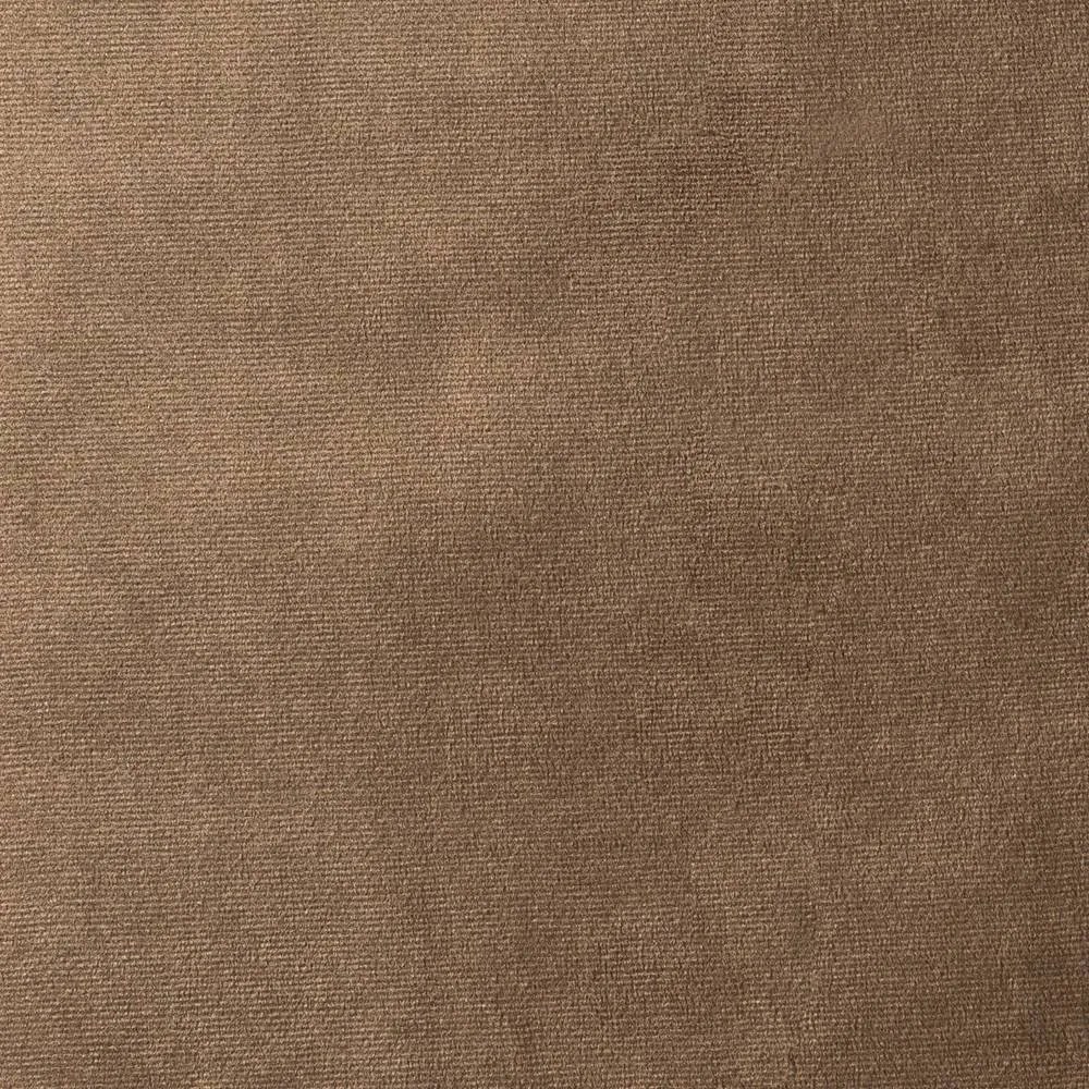 Colțar taupe cu tapițerie din catifea (cu colț pe partea dreaptă, cu șezlong) Cube – Bonami Selection