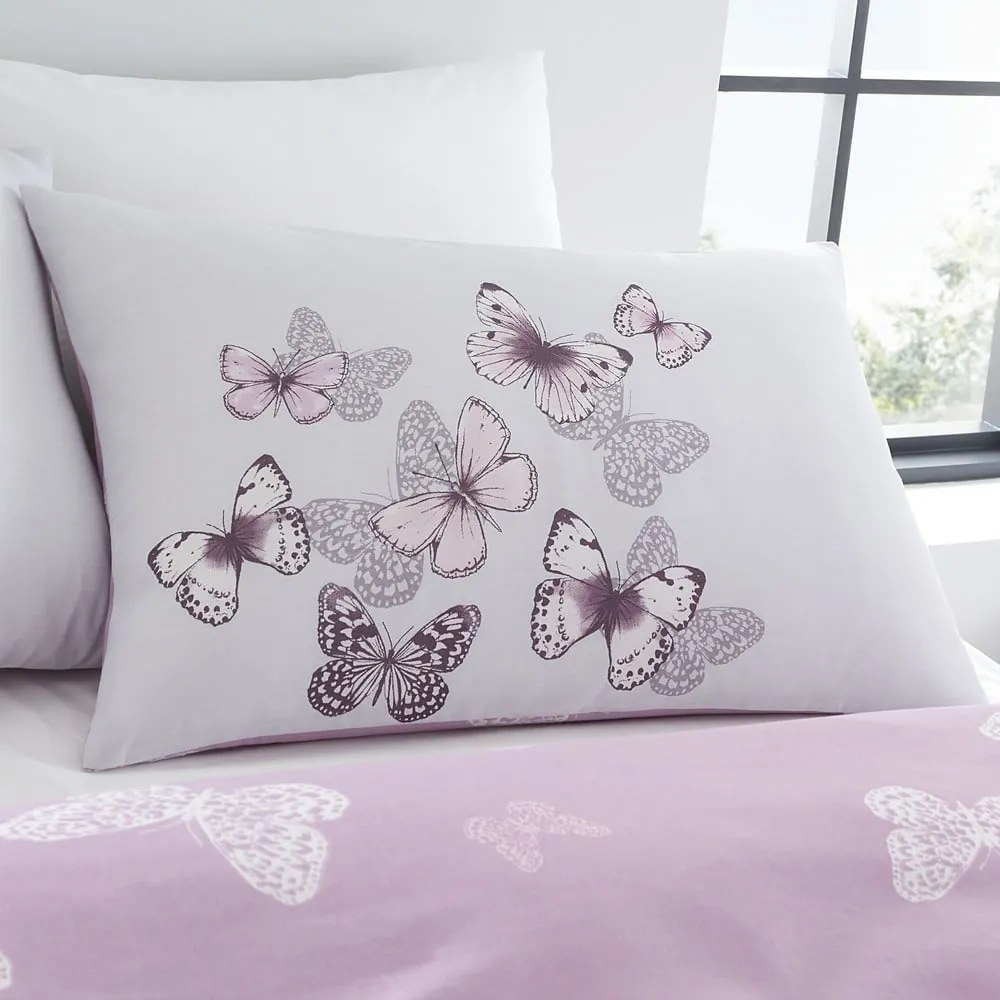 Lenjerie de pat Catherine Lansfield Butterfly, 200 x 200 cm