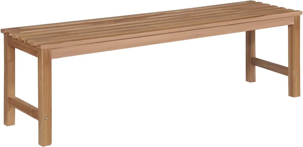 vidaXL Bancă de grădină, 150 cm, lemn masiv de tec
