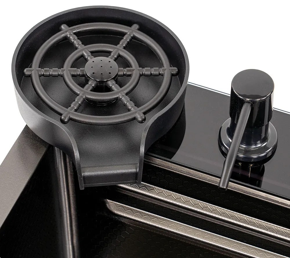 Chiuvetă multifuncțională Calandria din oțel inoxidabil