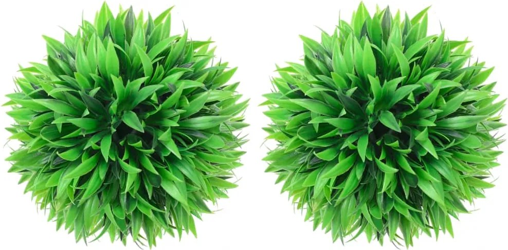 vidaXL Bile de arbuști cimișir artificiali, 2 buc., 20 cm