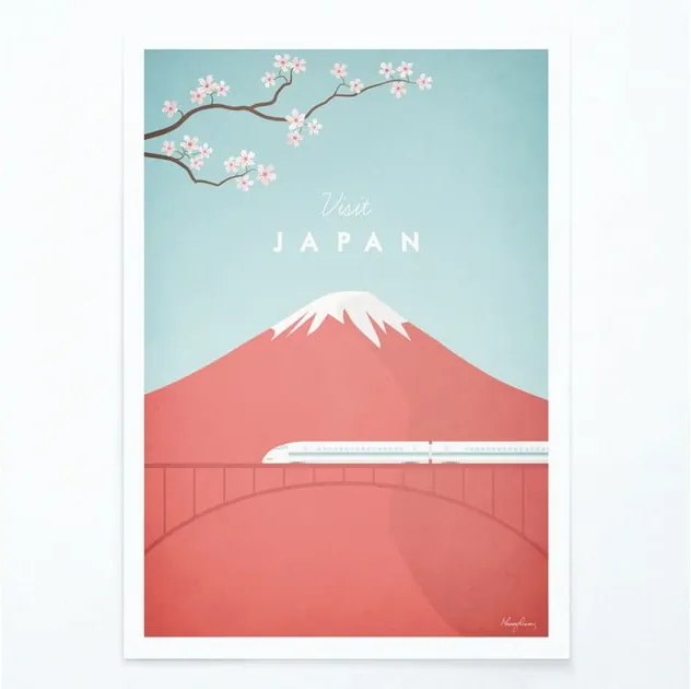 Poster Travelposter Japan, A3