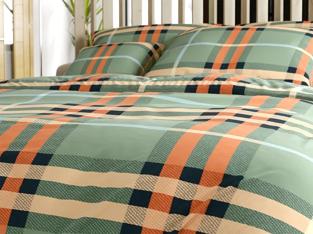Lenjerie de pat din microfibra PLAIDORY verde Dimensiune lenjerie de pat: 70 x 90 cm | 140 x 220 cm