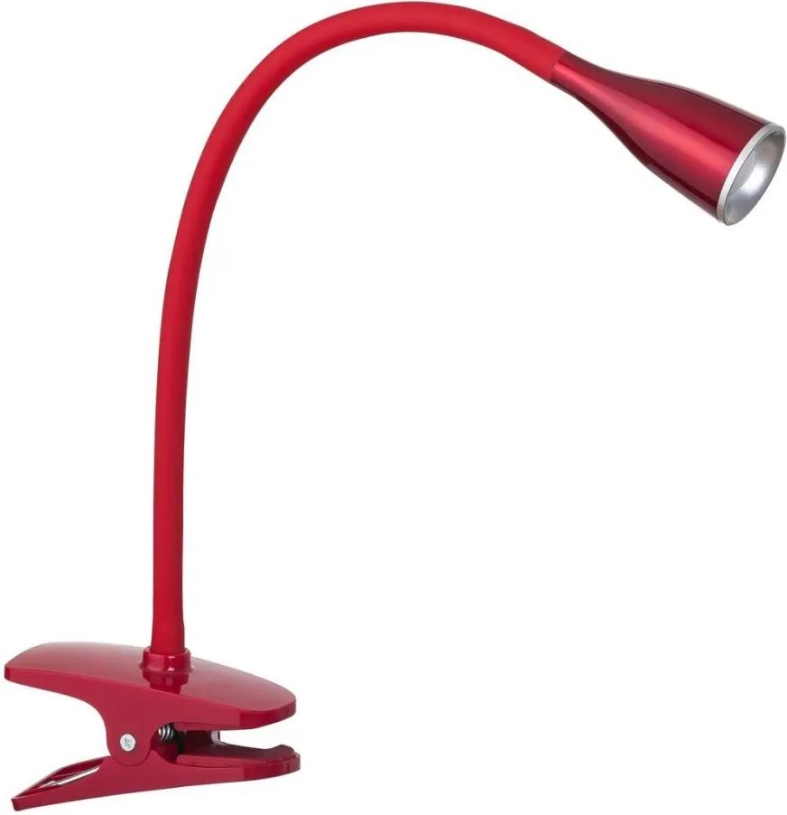 Rabalux 4198 - Lampă de birou LED cu clemă JEFF LED/4,5W/230V roșie