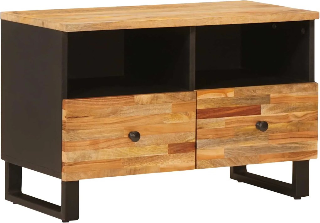 vidaXL Cabinet TV Maro 70 x 33 x 46 cm Lemn de mango solid