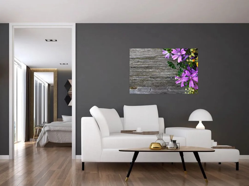 Tablou - flori de câmp (90x60 cm)