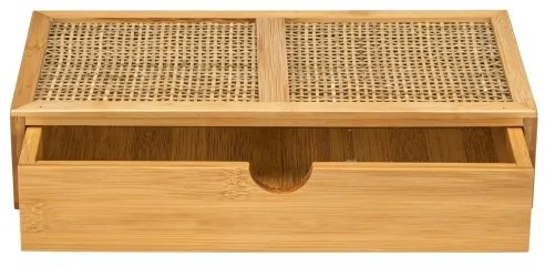 WENKO 25603100 – Organizator ALLEGRE 28x14 cm, maro