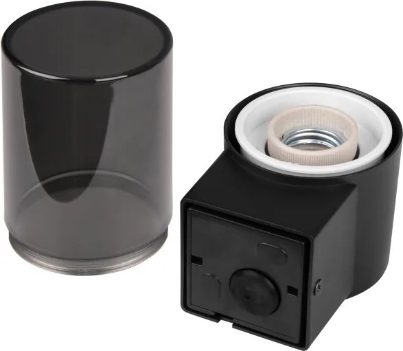 Aplica de perete pentru exterior 1xE27/40W/230V IP44 negru/fumuriu