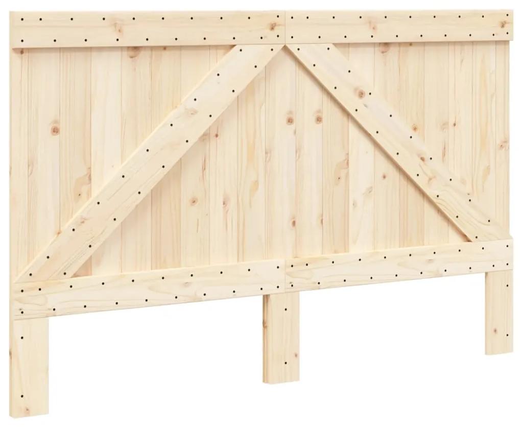 358400 vidaXL Tăblie de pat, 160x104 cm, lemn masiv de pin