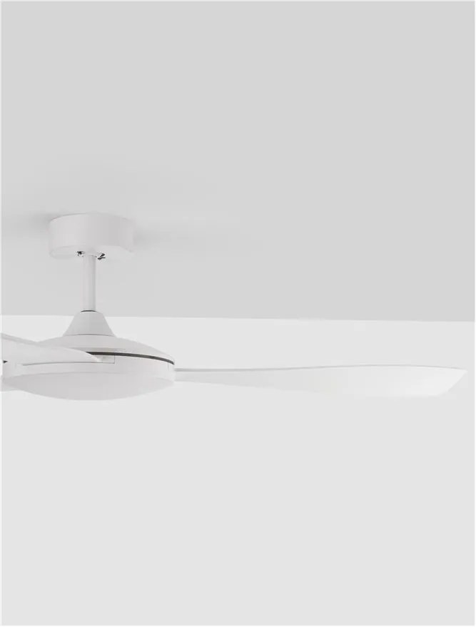 Ventilator de tavan cu telecomanda design modern BLAIRE alb