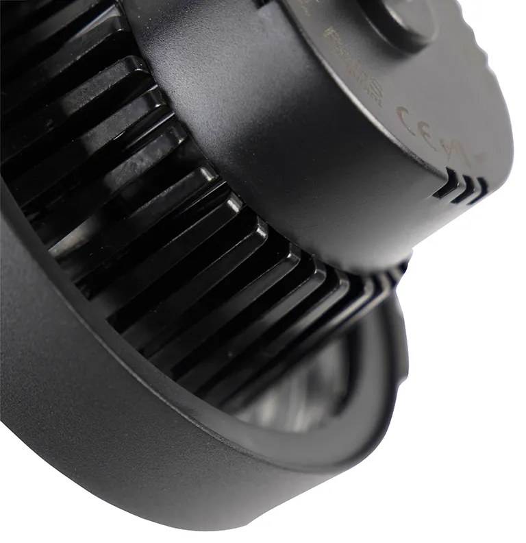 Spot LED pe șină trifazată negru 15W 2700K incl. AR111 - Expert