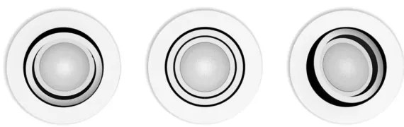 SET 3x corp de iluminat LED dimabil încastrat Hue MILLISKIN 1xGU10/4,2W/230V