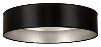 Plafonieră LED Duolla ROLLER LED/24W/230V d. 45 cm negru/argintiu