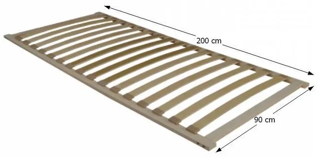 Somieră lamelară 200x90 cm Flexy 3-zone. 752074