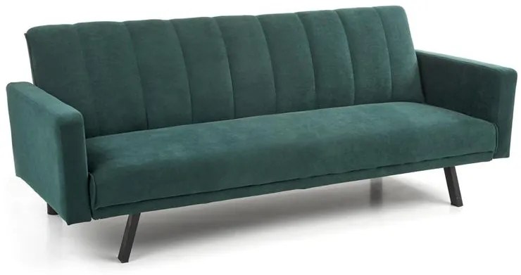 Canapea extensibila Armando velvet verde – H78 cm