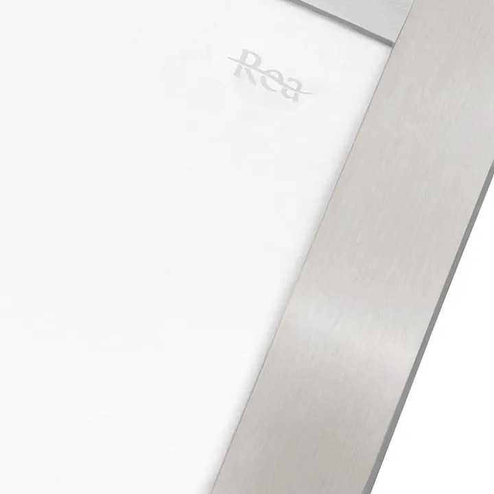 Cabina de dus Rea City cu cadita neagra 90x90 cm crom periat