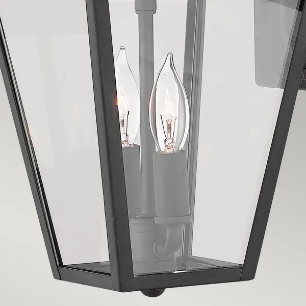 Quintiesse QN-ALFORD-PLACE2-S-MB - Aplică de perete exterioară ALFORD S 2xE14/40W/230V IP44