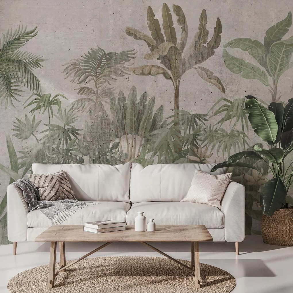 Fototapet - Jungla pe perete (147x102 cm)