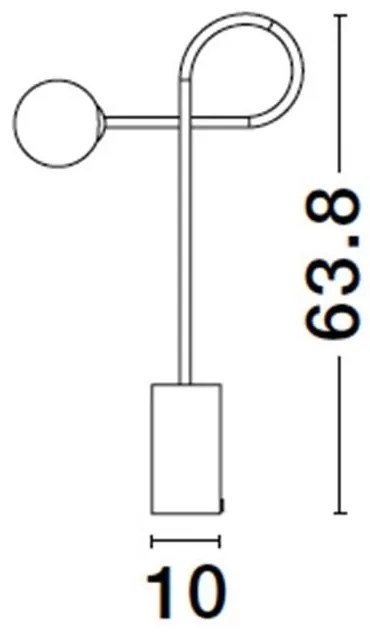 Veioza/Lampa de masa design minimalist DEDALO