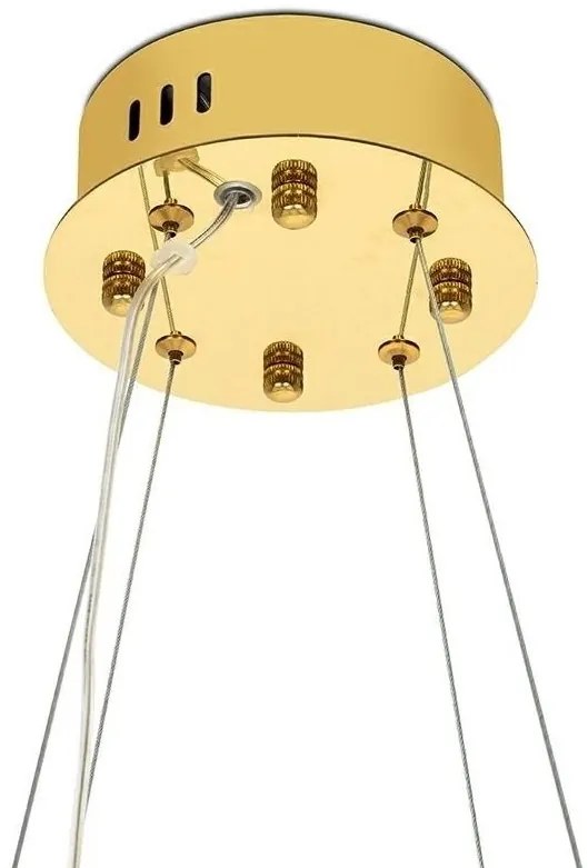 Lustra LED suspendata design modern Glamor 60 auriu