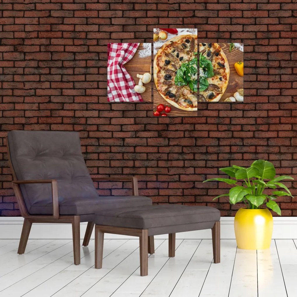 Tablou cu pizza (90x60 cm)