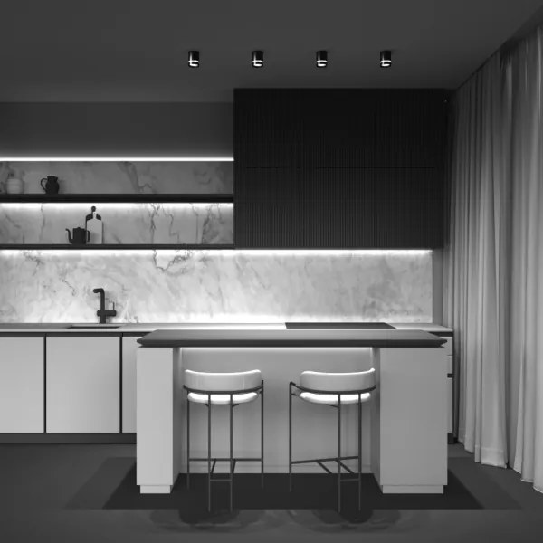 Spot LED Maytoni C085CL-9W4K-B ORLO LED/9W/230V CRI 90 4000K negru