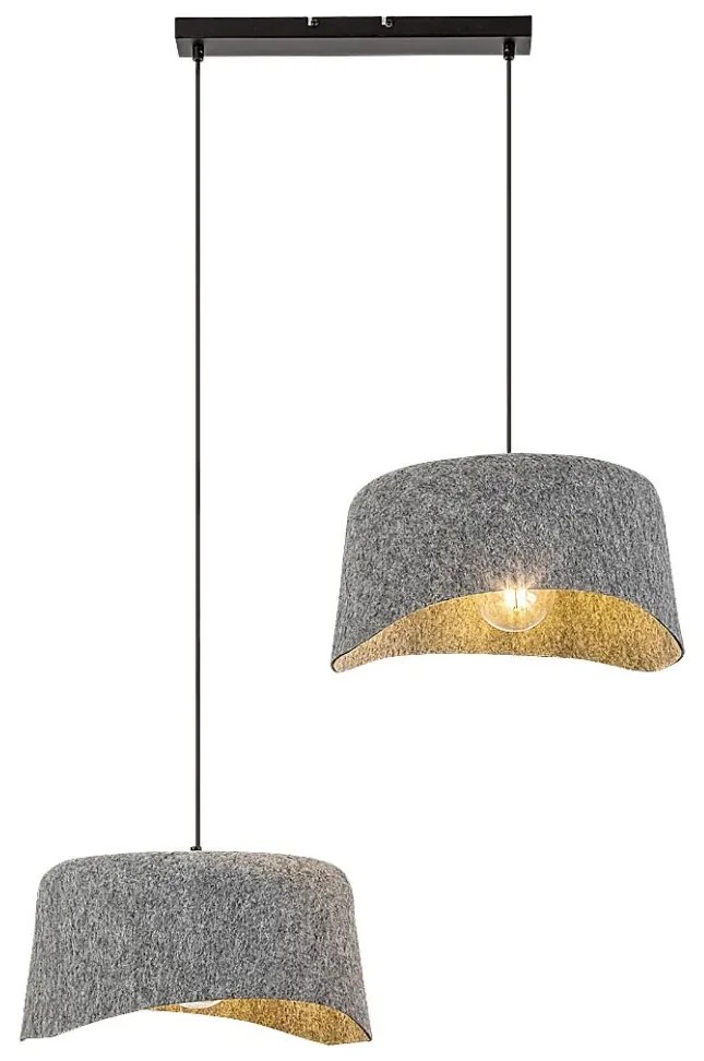 Lustra suspendata din material ecologic Farelia 2L