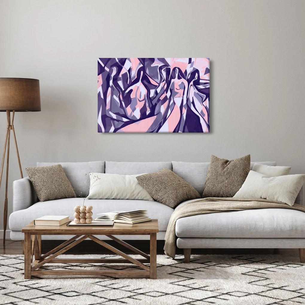 Tablou - Abstract, femei (90x60 cm)