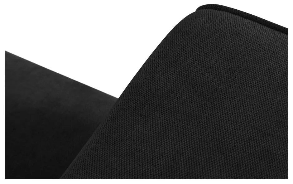 Colțar negru (cu colț pe partea stângă /în formă de "U") Esther – Milo Casa