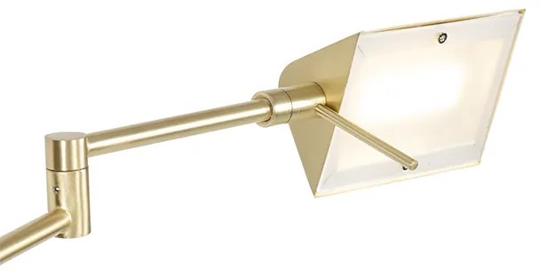 Lampă de podea din alamă incluzând LED cu dimmer tactil - Notia