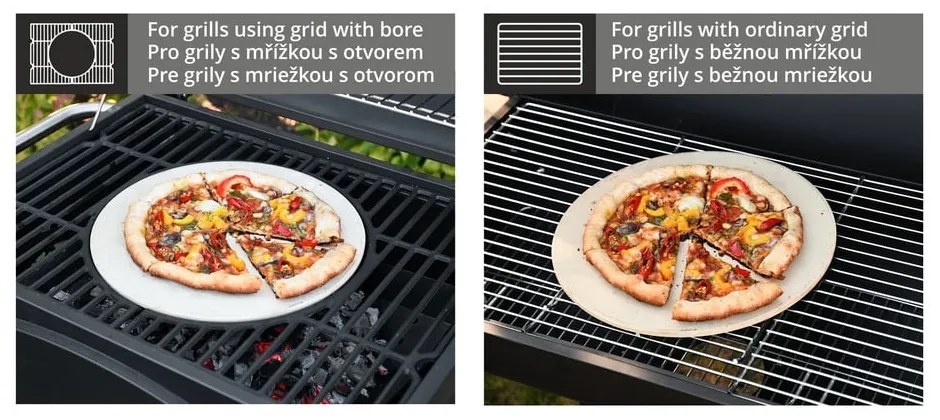 Tavă pentru grătar Pizza - Cattara