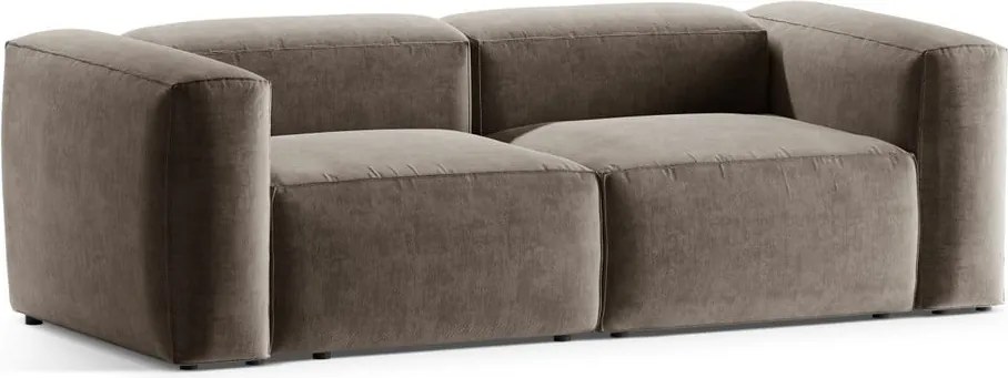 Canapea maro 224 cm Bergamo – Cosmopolitan Design