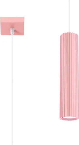 Brilagi - Lustra LED CRESTO suspendată pe cablu 1xGU10/10W/230V, roz