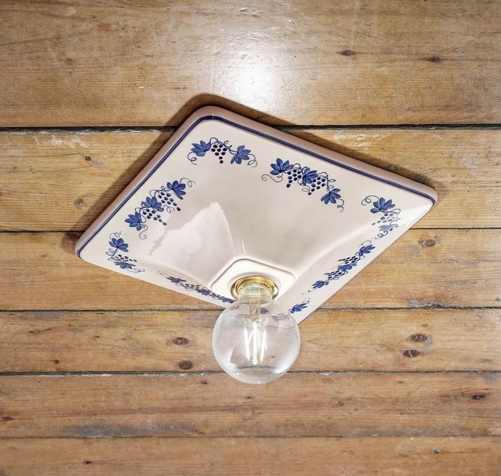 Plafoniera clasica realizata manual din ceramica TRIESTE