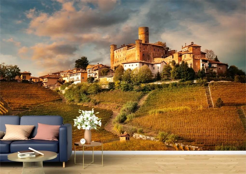 Tapet Premium Canvas - Castelul Falleto Italia