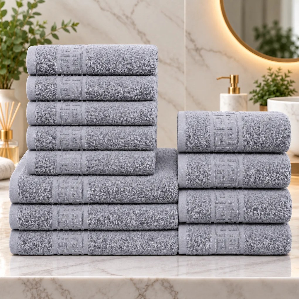 Set 12 Prosoape Premium Bumbac 100% – Moi &amp; Absorbante 🔥